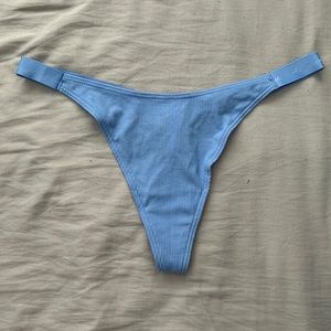 Blue Victoria’s Secret thong